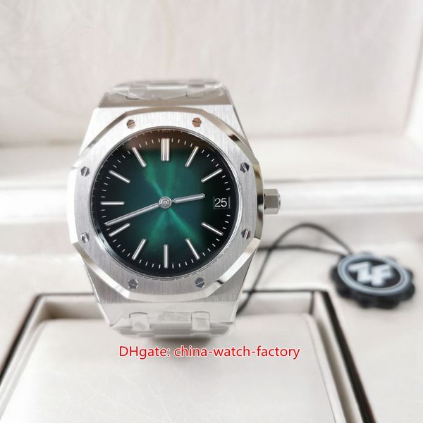 2023 zf factory mens watch super quality 39mm x 8.5mm 15202 50th anniversary extra-thin green dial 904l steel watches cal.2121 movement auto, Slivery;brown
2023 zf factory mens watch super quality 39mm x 8.5mm 15202 50th anniversary extra-thin green dial 904l steel watches cal.2121 movement auto, Slivery;brown