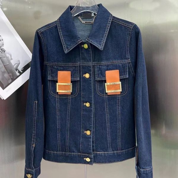 womens designer jackets denim double f woman short coats balms autumn spring style slim for lady jacket designer coat a1831, Black;brown
womens designer jackets denim double f woman short coats balms autumn spring style slim for lady jacket designer coat a1831, Black;brown