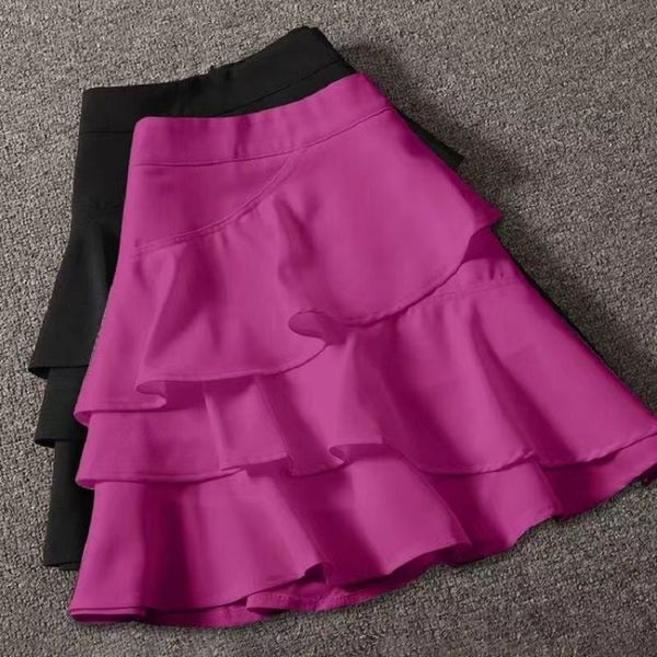 skirts elegant women elastic waisted chiffon summer sweet ladies mini bud leisure women's short 230225, Black
skirts elegant women elastic waisted chiffon summer sweet ladies mini bud leisure women's short 230225, Black