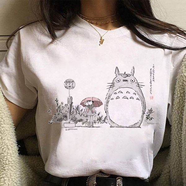 women's tshirt leuke kat t shirt my neighbor totoro tshirt women studio ghibli kawaii tee miyazaki hayao funny cartoon shirt female 230, White
women's tshirt leuke kat t shirt my neighbor totoro tshirt women studio ghibli kawaii tee miyazaki hayao funny cartoon shirt female 230, White