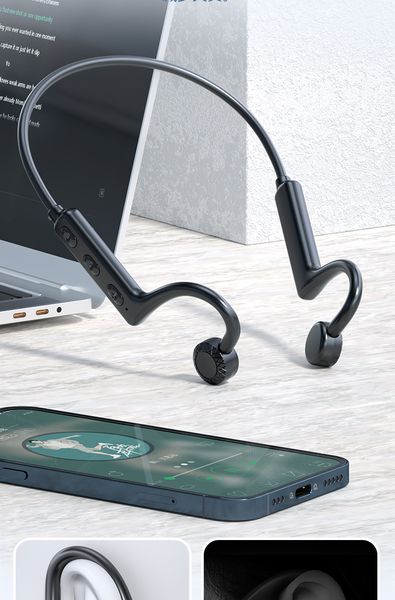 new product ks19 bluetooth headset bone conduction concept does not fit the ear running sports wireless bluetooth
new product ks19 bluetooth headset bone conduction concept does not fit the ear running sports wireless bluetooth