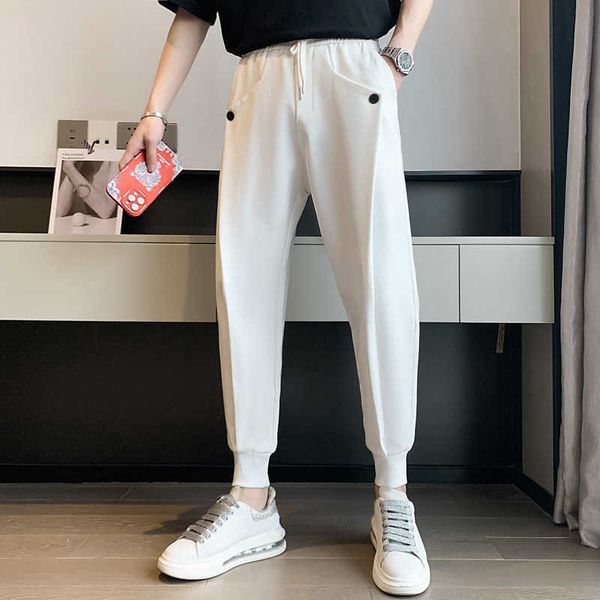 men's pants 2022 korean style men spring loose haroun pantsmale slim fit casual pants fashion sport trousers s3xl z0225, Black
men's pants 2022 korean style men spring loose haroun pantsmale slim fit casual pants fashion sport trousers s3xl z0225, Black