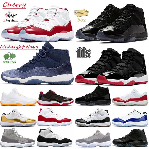 2023 cherry 11 11s mens basketball shoes midnight navy low cool grey royal white bred gamma blue men women sneakers with box
2023 cherry 11 11s mens basketball shoes midnight navy low cool grey royal white bred gamma blue men women sneakers with box