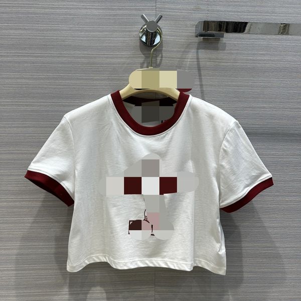 229 2023 runway spring summer women sweater white brand same style sweater short sleeve crew neck fashion clothes taochulai168, White;black
229 2023 runway spring summer women sweater white brand same style sweater short sleeve crew neck fashion clothes taochulai168, White;black
