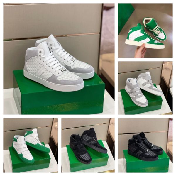 intrecciato weave sneakers shoes high suede & leather trainers men party wedding luxury brand man walking eu38-46 with box, Black
intrecciato weave sneakers shoes high suede & leather trainers men party wedding luxury brand man walking eu38-46 with box, Black
