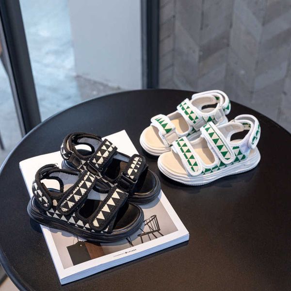 sandals boys sport sandals 2022 summer new baby girls soft beach shoes checkerboard opentoe simple korean style versatile kids fashion z0225, Black;red
sandals boys sport sandals 2022 summer new baby girls soft beach shoes checkerboard opentoe simple korean style versatile kids fashion z0225, Black;red