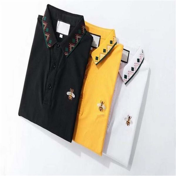 trendy all-match men's polo shirt bee stripes printing letters short sleeve t-shirt classic business cotton hoodie shirt293i, White;black
trendy all-match men's polo shirt bee stripes printing letters short sleeve t-shirt classic business cotton hoodie shirt293i, White;black
