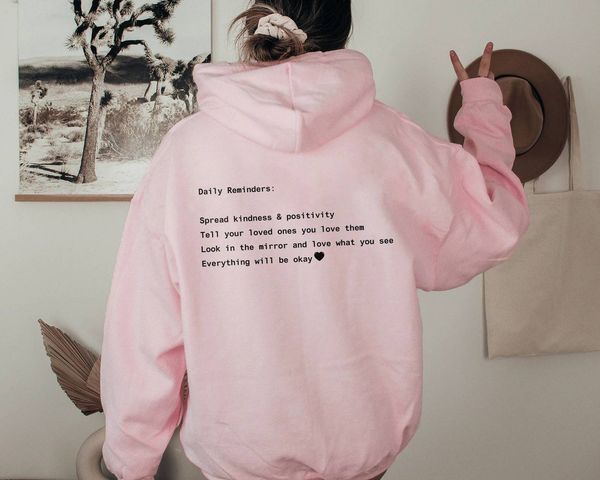 womens hoodies sweatshirts spread kindness positivity hoodie trendy aesthetic slogan quote pullovers youngs hipster autumn spring cotton hea, Black
womens hoodies sweatshirts spread kindness positivity hoodie trendy aesthetic slogan quote pullovers youngs hipster autumn spring cotton hea, Black