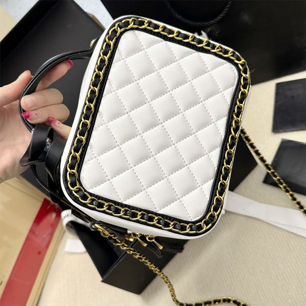 womens classic trendy handle cosmetic bag with gold chain diagonal shoulder large capacity multi purpose outdoor cosmetics designer handbag
womens classic trendy handle cosmetic bag with gold chain diagonal shoulder large capacity multi purpose outdoor cosmetics designer handbag