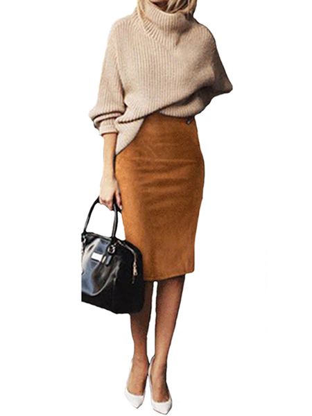 skirts multi color suede midi pencil skirt women fashion elastic high waist office lady bodycon skirts saias 230225, Black
skirts multi color suede midi pencil skirt women fashion elastic high waist office lady bodycon skirts saias 230225, Black