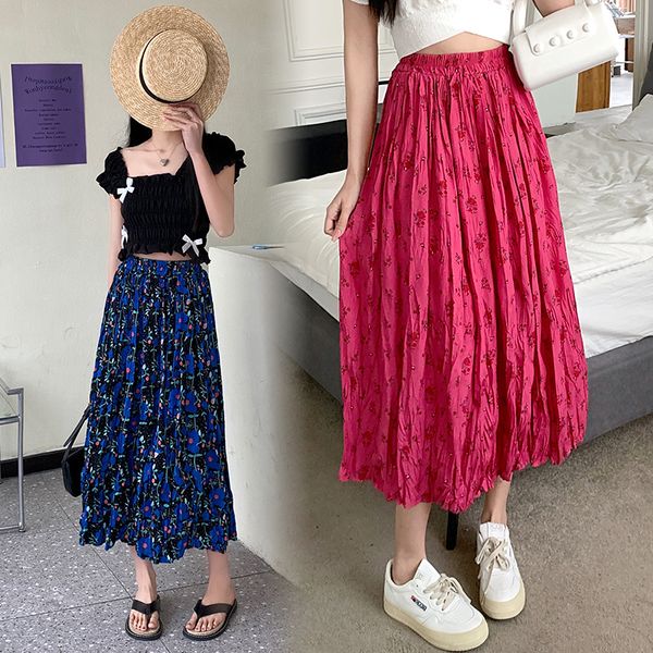 skirts korean fashion woman pleated womens casual ol office ladies broken flower fold female girls long 230225, Black
skirts korean fashion woman pleated womens casual ol office ladies broken flower fold female girls long 230225, Black