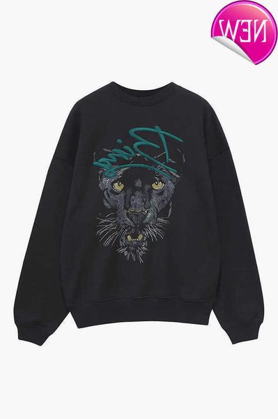 anine bing women designer sweatshirt print letter embroidery sweater brushed cotton round neck fashion pullover hoodielk, Black
anine bing women designer sweatshirt print letter embroidery sweater brushed cotton round neck fashion pullover hoodielk, Black
