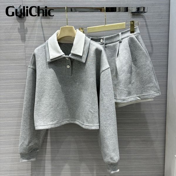 women's two piece pants 2.19 gulichic women high street casual embroidery letter loose pullover sweatshirt shorts skirt 2 set 230224, White
women's two piece pants 2.19 gulichic women high street casual embroidery letter loose pullover sweatshirt shorts skirt 2 set 230224, White