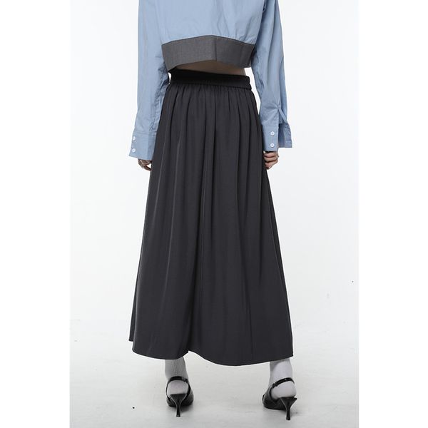 skirts spring vintage grey women high waist american style college pleated suit ladies medium and long aline 230225, Black
skirts spring vintage grey women high waist american style college pleated suit ladies medium and long aline 230225, Black