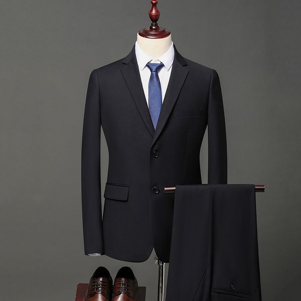men's suits blazers blazer trousers men's british style senior simple business casual elegant fashion gentleman slim suit two piec, White;black
men's suits blazers blazer trousers men's british style senior simple business casual elegant fashion gentleman slim suit two piec, White;black
