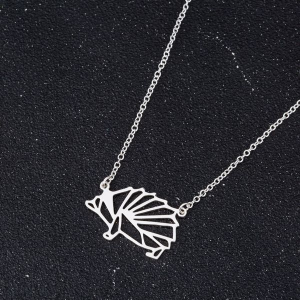 10pcs lucky porcupine hedgehog necklace origami cartoon animal echidna hedgepig rrinaceus earopaeus boar rat mouse stainless steel charm cho, Silver
10pcs lucky porcupine hedgehog necklace origami cartoon animal echidna hedgepig rrinaceus earopaeus boar rat mouse stainless steel charm cho, Silver