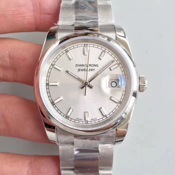 41mm smooth bezel men's watches automatic mechanical movement diamond face mens wristwatch stainless steel strap sports waterproof man, Slivery;golden
41mm smooth bezel men's watches automatic mechanical movement diamond face mens wristwatch stainless steel strap sports waterproof man, Slivery;golden