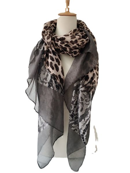 leopard print splicing scarf beach sunscreen towel air conditioning towel manufacturer f249, Black;white
leopard print splicing scarf beach sunscreen towel air conditioning towel manufacturer f249, Black;white