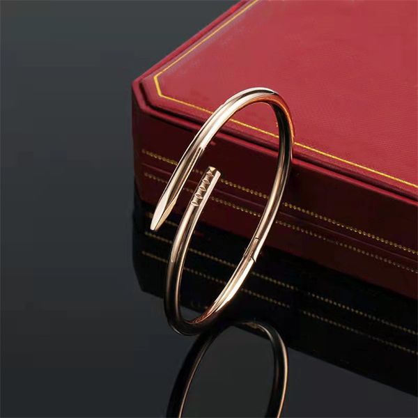 gold bangel nail bracelet jewlery designer for women men stainless steel jewelry 18 k love lovers friendship personality wrist silver gold b, Black
gold bangel nail bracelet jewlery designer for women men stainless steel jewelry 18 k love lovers friendship personality wrist silver gold b, Black