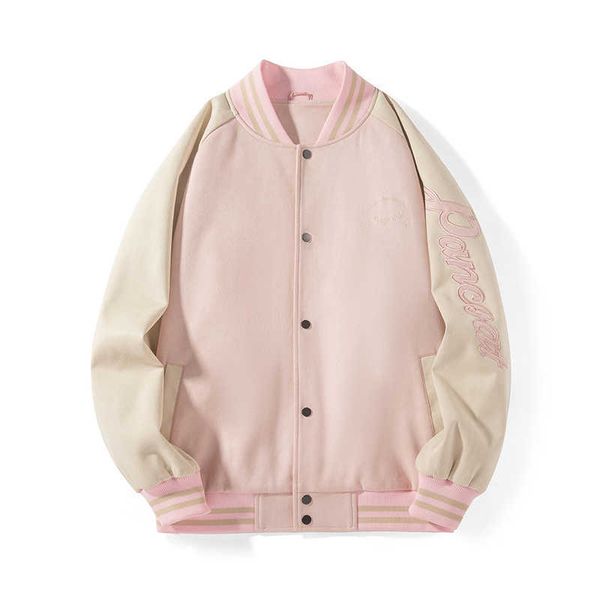 pancoat suede embroidered jacket men's fashion loose couple sexless baseball suit menykbsykbs, Black;brown
pancoat suede embroidered jacket men's fashion loose couple sexless baseball suit menykbsykbs, Black;brown