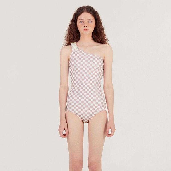one piece swimsuit womens backless cover belly slim fit sweet plaid shoulder, White;black
one piece swimsuit womens backless cover belly slim fit sweet plaid shoulder, White;black