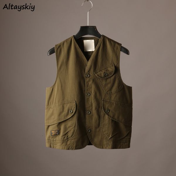 women s vest solid single breasted teens stylish ins pockets sleeveless summer vintage v neck cargo students all match simple 230225, Black;white
women s vest solid single breasted teens stylish ins pockets sleeveless summer vintage v neck cargo students all match simple 230225, Black;white