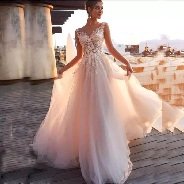 african a line applique wedding dresses with v neck tull train plus size button wedding dress fat bridal gowns for weddings, White
african a line applique wedding dresses with v neck tull train plus size button wedding dress fat bridal gowns for weddings, White