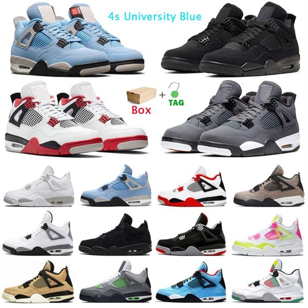 4s university blue jumpman basketball shoes 4 white oreo fire red cool grey bred black cat mens trainers sport sneakers with box3092
4s university blue jumpman basketball shoes 4 white oreo fire red cool grey bred black cat mens trainers sport sneakers with box3092