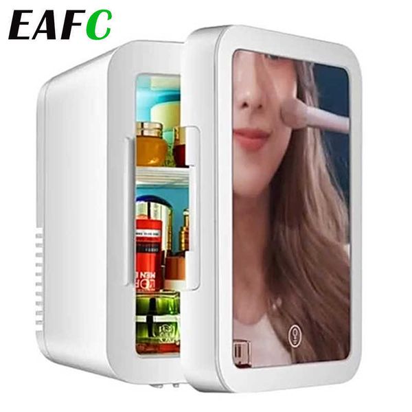 eafc 4l 6cans home car mini makeup fridge with led mirror thermoelectric cooler and warmer refrigerators r230225
eafc 4l 6cans home car mini makeup fridge with led mirror thermoelectric cooler and warmer refrigerators r230225