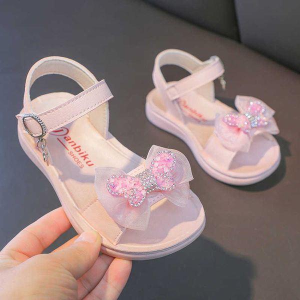 sandals girls summer princess bow sandals kids hookloop shoes girls casual breathable children soft nonslip shoes 2022 fashion sandals z0225, Black;red
sandals girls summer princess bow sandals kids hookloop shoes girls casual breathable children soft nonslip shoes 2022 fashion sandals z0225, Black;red