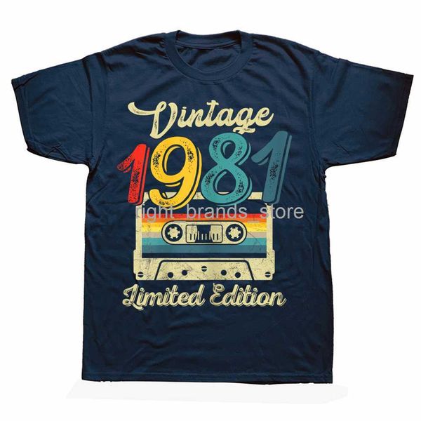 men's t-shirts vintage 1981 edisi terbatas kaset pita kaus musim panas grafis katun streetwear lengan pendek hadiah ulang tahun t-shirt, White;black
men's t-shirts vintage 1981 edisi terbatas kaset pita kaus musim panas grafis katun streetwear lengan pendek hadiah ulang tahun t-shirt, White;black