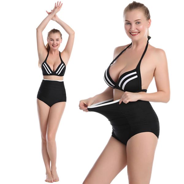 women's seperated swimwear bikini two-piece set 2023 new plus size high waist bikini swimsuit designer swimsuit sale, White;black
women's seperated swimwear bikini two-piece set 2023 new plus size high waist bikini swimsuit designer swimsuit sale, White;black