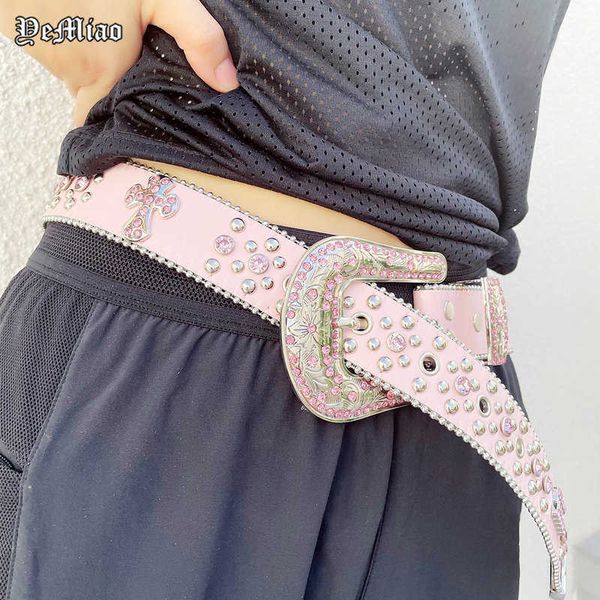 belts goth punk crystal belt horsehair luxury designer diamond buckle y2k western cowboy belts bling rhinestones belts for women l230225, Black;brown
belts goth punk crystal belt horsehair luxury designer diamond buckle y2k western cowboy belts bling rhinestones belts for women l230225, Black;brown
