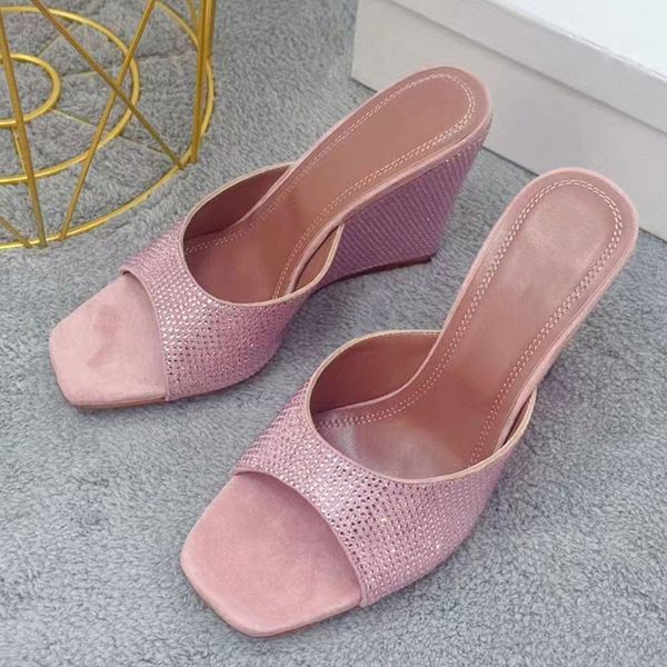 2023 women ladies genuine leather sandals rhinestone wedge high heels summer flip-flops slipper slip-on wedding dress peep-toe gladiator sho, Black
2023 women ladies genuine leather sandals rhinestone wedge high heels summer flip-flops slipper slip-on wedding dress peep-toe gladiator sho, Black