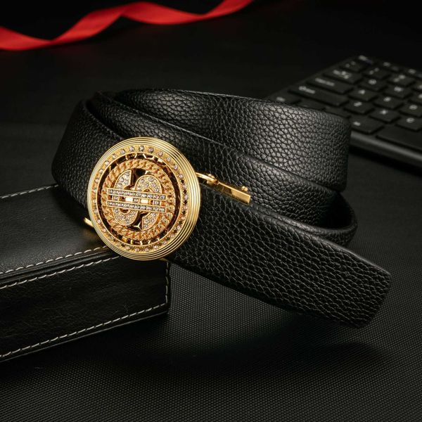 belts dollar alloy buckle automatic buckle belt lychee pattern men's belt cowhide belt l230225, Black;brown
belts dollar alloy buckle automatic buckle belt lychee pattern men's belt cowhide belt l230225, Black;brown