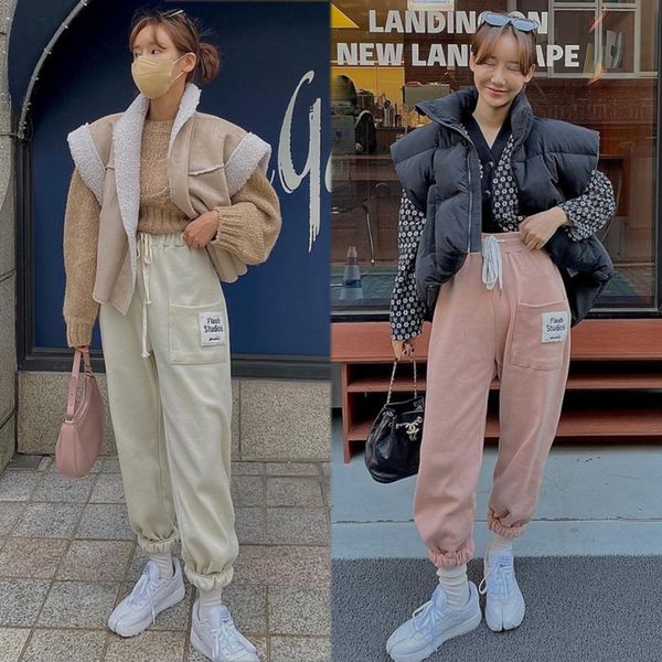 women's pants s trousers female autumn winter south korea net red fashion letter paste cloth harun sports bunched legs plus fleece casu, Black;white
women's pants s trousers female autumn winter south korea net red fashion letter paste cloth harun sports bunched legs plus fleece casu, Black;white