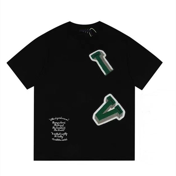 men's t-shirts mens t shirt designer t shirts luxury short-sleeved pure cotton flocked letter-printed street lovers' same clothing, White;black
men's t-shirts mens t shirt designer t shirts luxury short-sleeved pure cotton flocked letter-printed street lovers' same clothing, White;black
