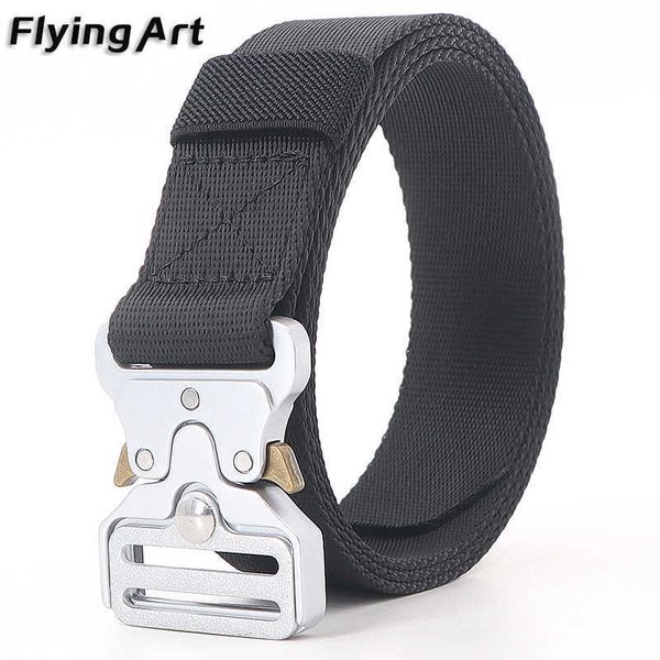 belts men's casual fashion tactical belt alloy automatic buckle youth dents belt canvas belt for men female luxury male jeans l230225, Black;brown
belts men's casual fashion tactical belt alloy automatic buckle youth dents belt canvas belt for men female luxury male jeans l230225, Black;brown