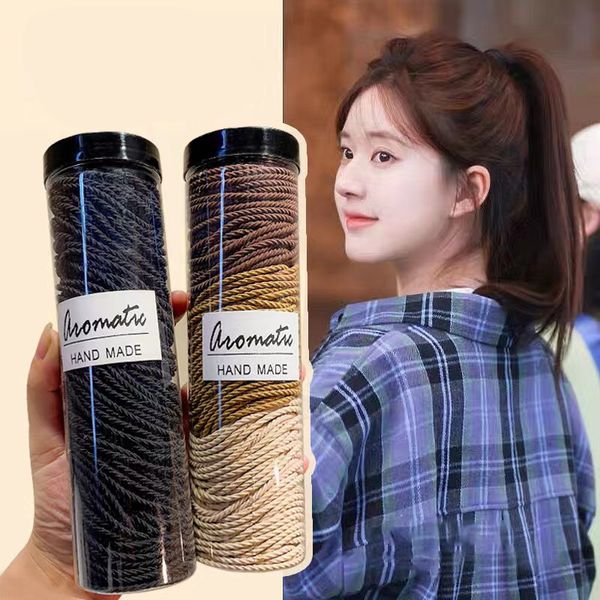 100pcs/jar new simple solid colors hair rubber bands elastic headband hair ropes korean high elastic rubber bands ponytail holder hair acces, Pink
100pcs/jar new simple solid colors hair rubber bands elastic headband hair ropes korean high elastic rubber bands ponytail holder hair acces, Pink