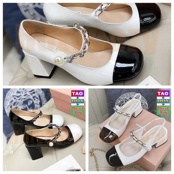 mius women fashion dress shoes patent leather chunky heel white black toe woman shoe party high heeled sandals mary jane chains buckle thick
mius women fashion dress shoes patent leather chunky heel white black toe woman shoe party high heeled sandals mary jane chains buckle thick