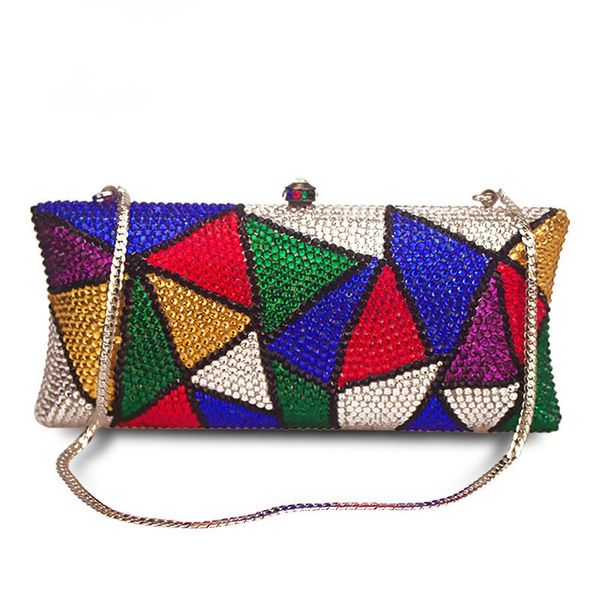 evening bags multicolor crystal clutches luxury diamond plain clutch designer pochette women 230224
evening bags multicolor crystal clutches luxury diamond plain clutch designer pochette women 230224