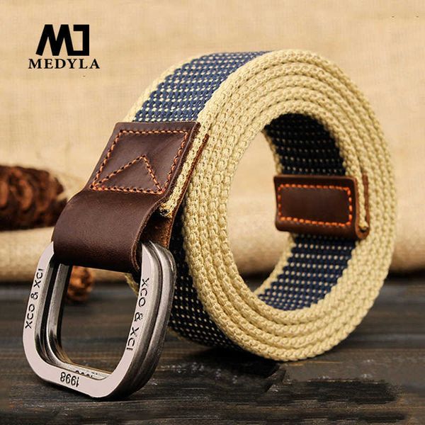 belts medyla belts for men double buckle striped casual men knitted belt man canvas lengthen strap l230225, Black;brown
belts medyla belts for men double buckle striped casual men knitted belt man canvas lengthen strap l230225, Black;brown
