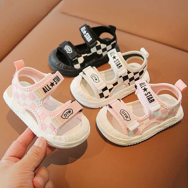 sandals 04 years baby girls sandals summer kids checkerboard casual sports shoes toddlers boy outdoor antislip flats beach sandals z0225, Black;red
sandals 04 years baby girls sandals summer kids checkerboard casual sports shoes toddlers boy outdoor antislip flats beach sandals z0225, Black;red