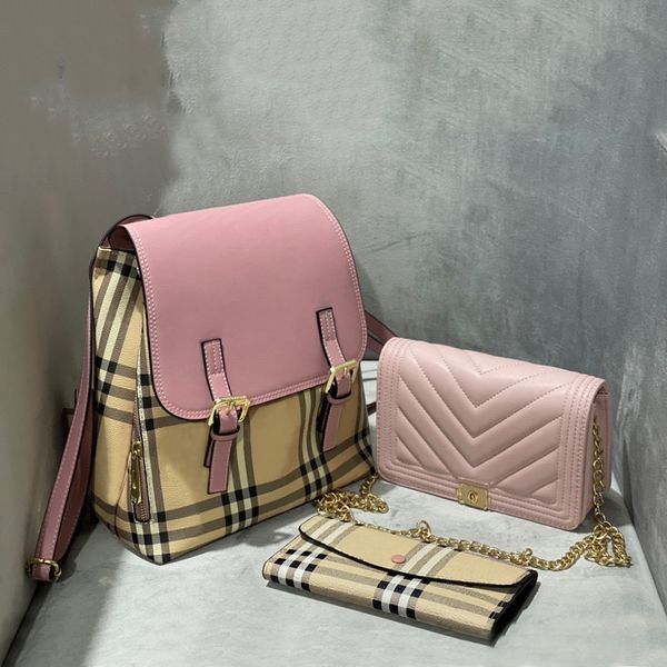 designer three-piece bag totes backpack luxury brand zipper wallets women handbags tote real leather bags lady plaid purses duffle luggage b
designer three-piece bag totes backpack luxury brand zipper wallets women handbags tote real leather bags lady plaid purses duffle luggage b