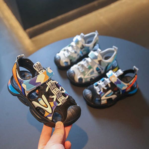 sandals children's boys camouflage camping sports sandals nonslip covered toes 2022 breathable color matching fashion kids breathable z, Black;red
sandals children's boys camouflage camping sports sandals nonslip covered toes 2022 breathable color matching fashion kids breathable z, Black;red