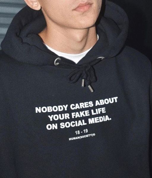womens hoodies sweatshirts nobody care about your fake life on social media hoodie women hoody pullovers pure cotton jumper hoodies 230224, Black
womens hoodies sweatshirts nobody care about your fake life on social media hoodie women hoody pullovers pure cotton jumper hoodies 230224, Black