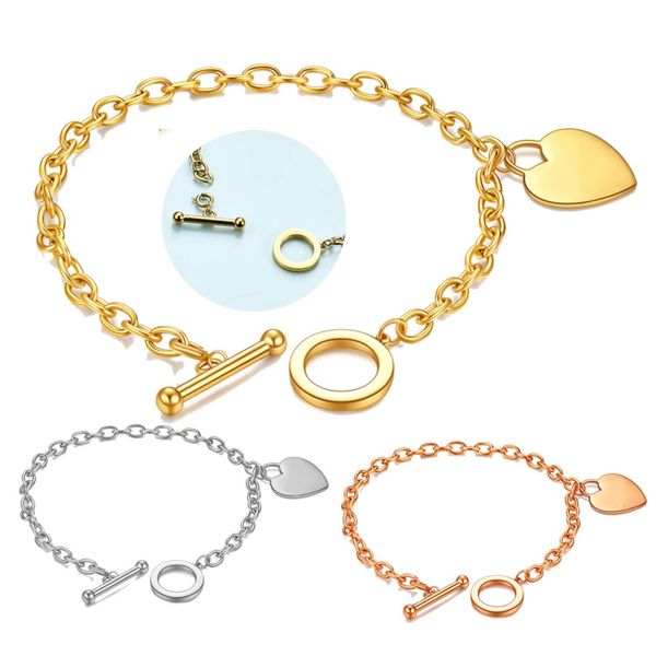 trendy jewelry links chain ramantic heart pendant charm bracelets for women adjustable stainless steel bracelet with openable clasp, custom, Black
trendy jewelry links chain ramantic heart pendant charm bracelets for women adjustable stainless steel bracelet with openable clasp, custom, Black