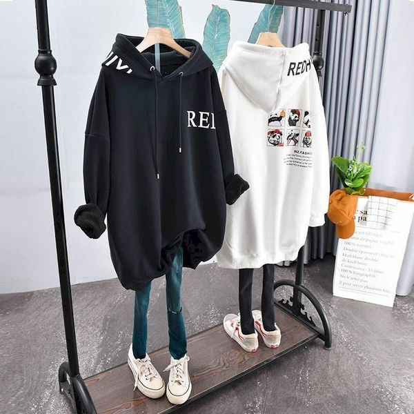 womens hoodies sweatshirts autumn winter plus velvet thick couple clothes cartoon letters large size loose midlength jacket coat 230224, Black
womens hoodies sweatshirts autumn winter plus velvet thick couple clothes cartoon letters large size loose midlength jacket coat 230224, Black