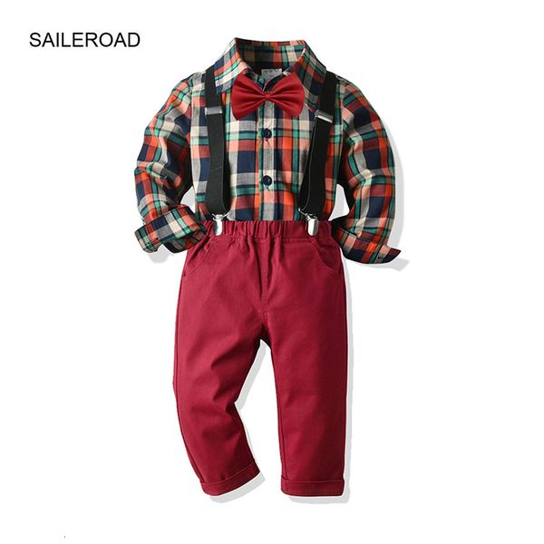 clothing sets saileroad boys set autumn winter children lattice formal shirt pantstie 3pcs suit kids outfits 230225, White
clothing sets saileroad boys set autumn winter children lattice formal shirt pantstie 3pcs suit kids outfits 230225, White