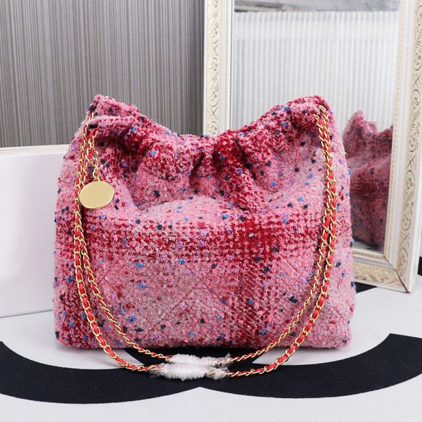 new garbage bags cloth shopping bag tote handbag small fragrant chain, one-shoulder portable large-capacity gold pendant
new garbage bags cloth shopping bag tote handbag small fragrant chain, one-shoulder portable large-capacity gold pendant